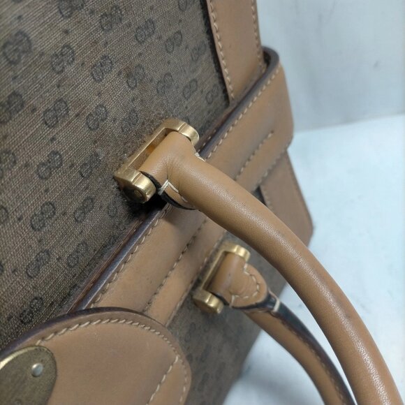 Gucci Vintage Brown PVC Hand Bag mon520-102825 - Picture 7 of 16